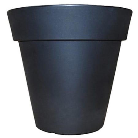 Gardencontrol 20 in. Classic Planter - Black GA188754